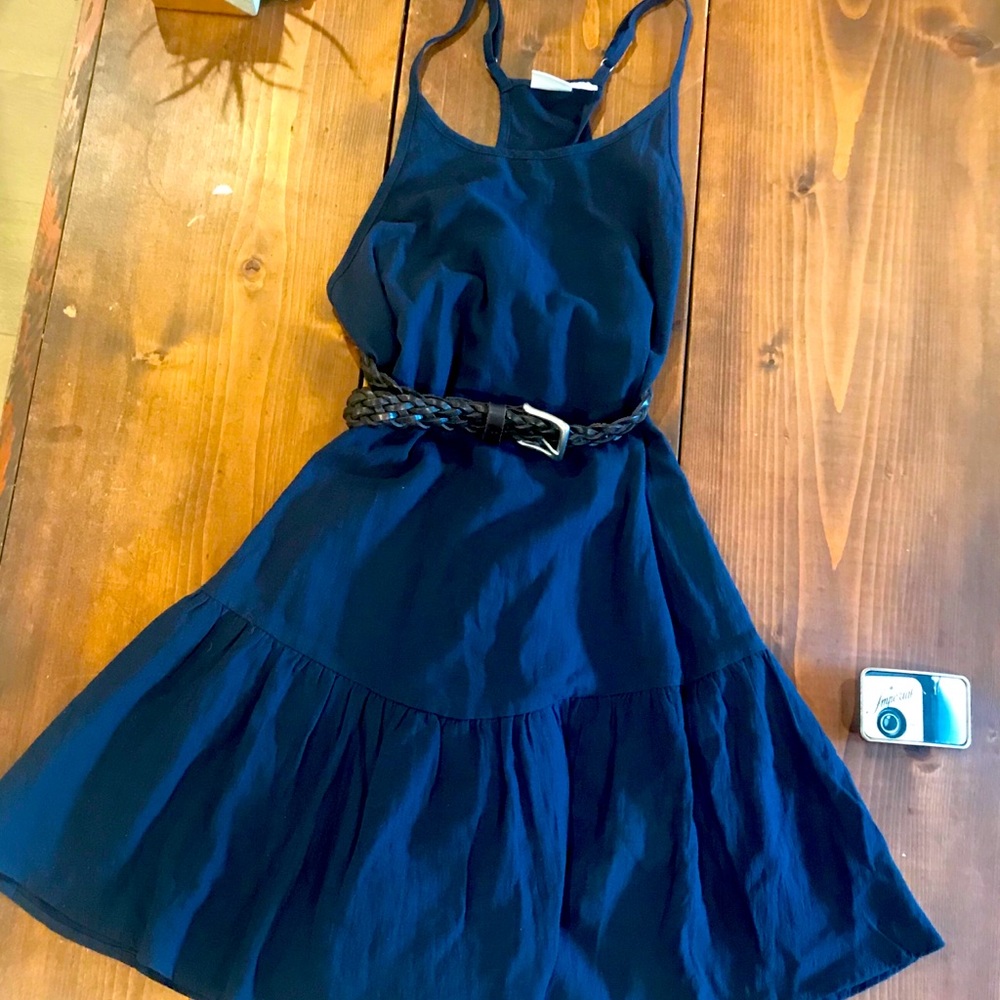 Navy blue sundress